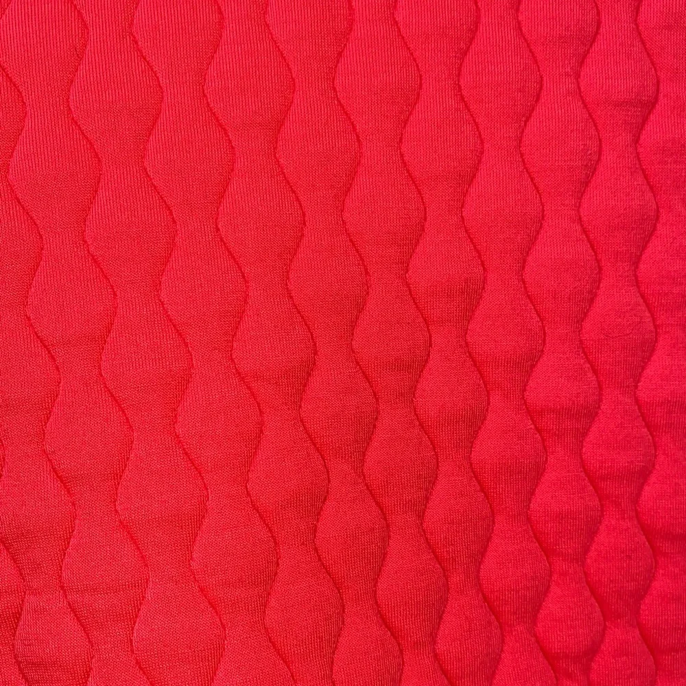 GAP fit Vibrant Jacquard Neon Coral Quilted Hoodie - Picture 11 of 12